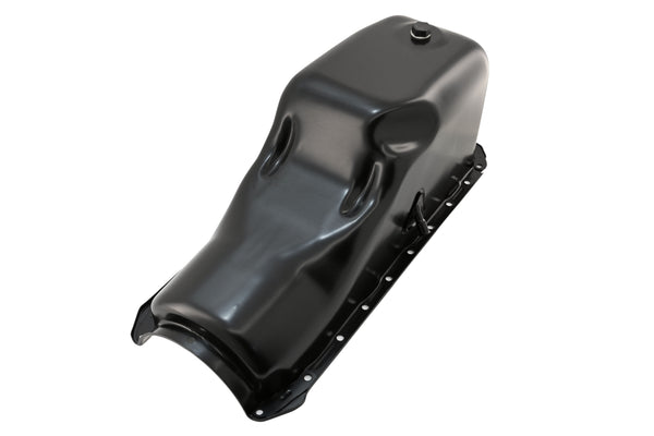 Steel Oil Pan – Fits 1966–1990 Chevy Big‑Block Truck 396‑402‑427‑454 – 6‑Quart Capacity – Black