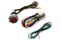 Universal RFID 12V Ignition Switch Engine Start Push Button System Anti-Theft Kit – Red Push-Start Button
