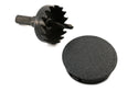 Universal RFID 12V Ignition Switch Engine Start Push Button System Anti Theft Kit – Silver Push-Start Button with Black Trim