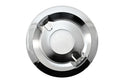 Steel 14" Round Air Cleaner Assembly with 1-1/4" Recessed Base – Chrome