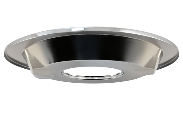 Steel 14" Round Air Cleaner Assembly with 1-1/4" Recessed Base – Chrome