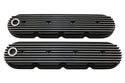 Aluminum Chevy GM LS Engines Retro Finned Valve Covers – Black