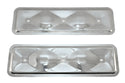 1962-74 CHEVY 194-230-250 STRAIGHT-INLINE 6 CYLINDER STEEL VALVE COVER SIDE PLATE - CHROME (One Plate Only)