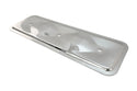 1962-74 CHEVY 194-230-250 STRAIGHT-INLINE 6 CYLINDER STEEL VALVE COVER SIDE PLATE - CHROME (One Plate Only)