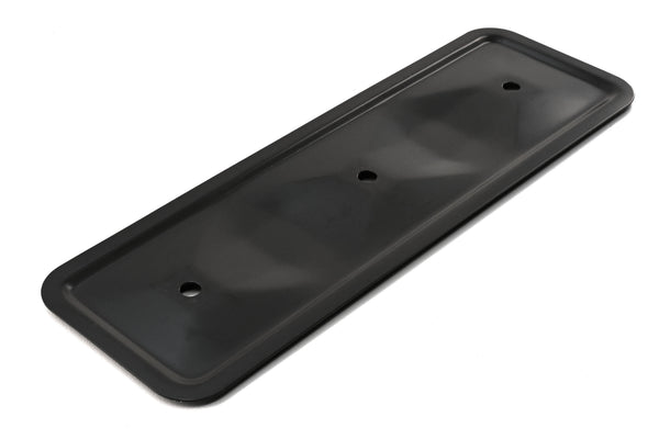 1962-74 CHEVY 194-230-250 STRAIGHT-INLINE 6 CYLINDER STEEL VALVE COVER SIDE PLATE - BLACK (One Plate Only)