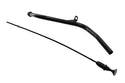 Steel TorqueFlite 727 Locking Transmission Dipstick – Fits Chrysler 727 – Bellhousing Mount – Black