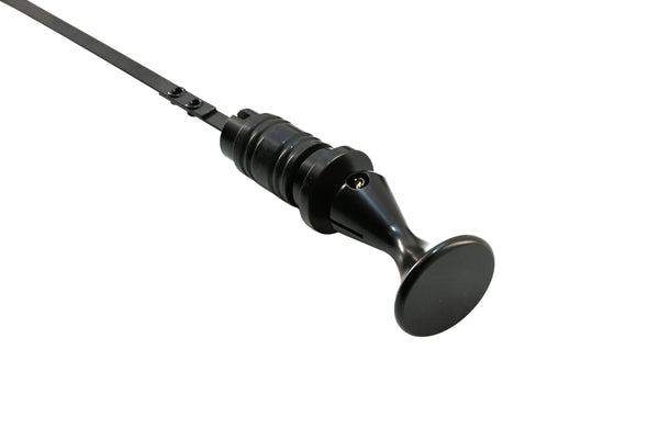 Steel TorqueFlite 727 Locking Transmission Dipstick – Fits Chrysler 727 – Bellhousing Mount – Black