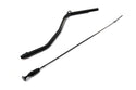 Steel TH350 Locking Transmission Dipstick – Fits Chevy/GM TH350 – Bellhousing Mount – Black