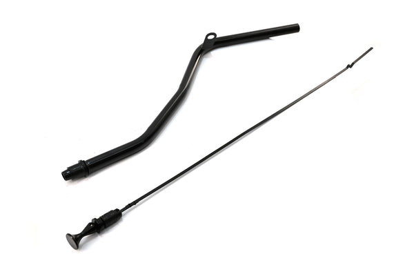 Steel TH350 Locking Transmission Dipstick – Fits Chevy/GM TH350 – Bellhousing Mount – Black