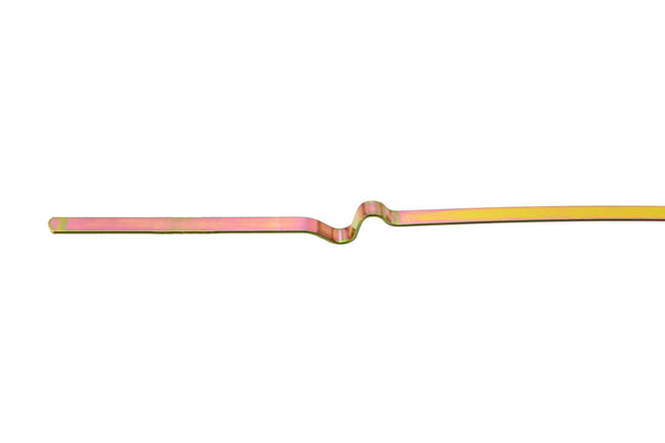 Steel TH350 Locking Transmission Dipstick – Fits Chevy/GM TH350 – Bellhousing Mount – Zinc Finish