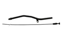 Steel Transmission Dipstick – Locking Style – Fits Chevy/GM TH700 / 4L60E – Bellhousing Mount – Black