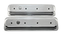 Aluminum 1987–97 Chevy Short Valve Covers Center Bolt – Smooth – Polished