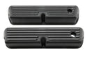 Aluminum Ford Small Block 289-302-351W-5.0L Tall Full Finned Valve Covers – Black Finish