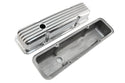 Aluminum Tall Valve Covers Fits 1958–86 Chevy Small Block 283/305 / 327/350 / 383/400 – Full Finned – Polished Finish