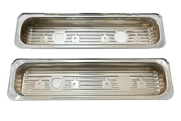 1987-00 CHEVY-GMC 5.0L & 5.7L CENTER BOLT STEEL VALVE COVER CAPS - CHROME
