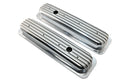 Aluminum 1987–97 Chevy Short Valve Covers Center Bolt – Full Finned – Polished