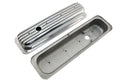 Aluminum 1987–97 Chevy Short Valve Covers Center Bolt – Full Finned – Polished