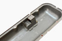 1965-72 CHEVY BIG BLOCK 396-427-454 SHORT OEM STYLE STEEL VALVE COVERS W- DRIPPER RAILS - ORANGE