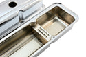 1958-86 CHEVY SMALL BLOCK 283-305-327-350-400 OEM STYLE SHORT VALVE COVERS - CHROME