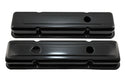 1958-86 CHEVY SMALL BLOCK 283-305-327-350-400 OEM STYLE SHORT VALVE COVERS - BLACK