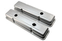 1958-86 CHEVY SMALL BLOCK 283-305-327-350-400 OEM STYLE SHORT VALVE COVERS - RAW