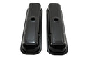 1959-79 PONTIAC 301-326-350-389-400-421-428-455 V8 SHORT STEEL CENTER HOLE VALVE COVERS - BLACK
