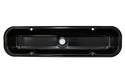 1959-79 PONTIAC 301-326-350-389-400-421-428-455 V8 SHORT STEEL CENTER HOLE VALVE COVERS - BLACK