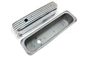 Aluminum 1987–97 Chevy Center Bolt Tall Valve Covers – Finned – Polished