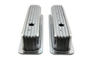Aluminum 1987–97 Chevy Center Bolt Tall Valve Covers – Finned – Polished