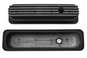 Aluminum 1987–97 Chevy Center Bolt Tall Valve Covers – Finned – Black