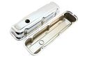 1968-81 BUICK SMALL BLOCK 350 SHORT STEEL VALVE COVERS - CHROME