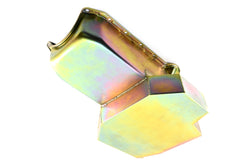 STEEL 1958-1979 CHEVY SB 283-427 ROAD RACING OIL PAN W- WINDAGE TRAY - ZINC