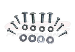 ELECTRIC FAN & FAN SHROUD MOUNTING BOLTS KIT HARDWARE - SILVER