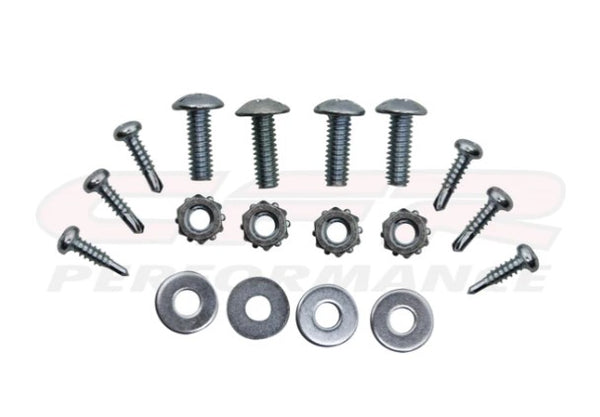 ELECTRIC FAN & FAN SHROUD MOUNTING BOLTS KIT HARDWARE - SILVER