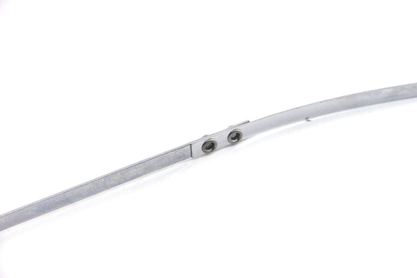 Steel Oil Pan Dipstick – 1983-1993 Ford Mustang 427/460 7.5L Engine, Chrome Finish | High-Performance Replacement Dipstick Tube