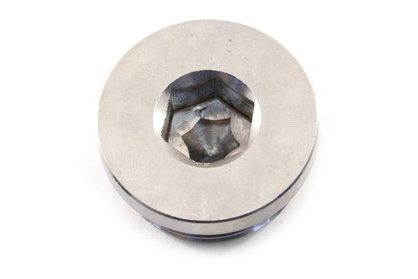 Stainless Steel Oil Drain Plug – 304 Stainless, M28x2 Thread, IHRH Inner Hex Round Head | High-Strength Replacement