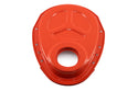 Steel Timing Chain Cover Kit for Roller Cam Fits 1955–1995 Chevy SBC 283–400 – Painted Orange