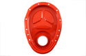 Steel Timing Chain Cover Kit for Roller Cam Fits 1955–1995 Chevy SBC 283–400 – Painted Orange