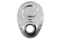 Steel 1955–95 Chevy SB 283–305–327–350–400 Timing Chain Cover with Timing Tab - Chrome