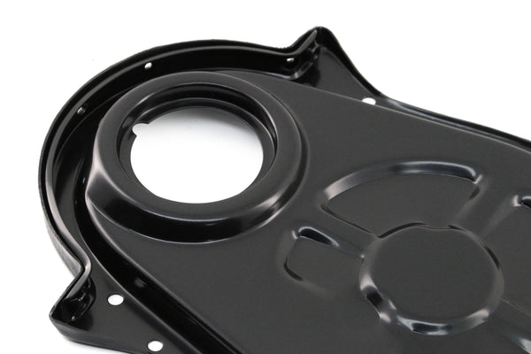 Steel Timing Chain Cover – EDP Black for 1966–1990 Chevy Big Block 396, 402, 427, 454 Engines