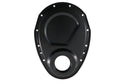 1955-65 CHEVY SMALL BLOCK 283-305-327-350-400 STEEL 2-PIECE TIMING CHAIN COVER SET - BLACK