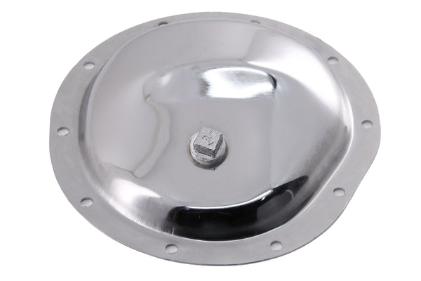 1978-91 CHEVY-GMC TRUCK CHROME STEEL FRONT DIFFERENTIAL COVER - 10 BOLT W- 8.5" RING GEAR