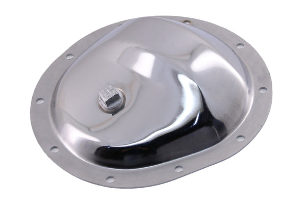 1978-91 CHEVY-GMC TRUCK CHROME STEEL FRONT DIFFERENTIAL COVER - 10 BOLT W- 8.5" RING GEAR