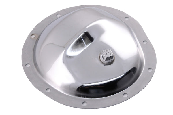 1978-91 CHEVY-GMC TRUCK CHROME STEEL FRONT DIFFERENTIAL COVER - 10 BOLT W- 8.5" RING GEAR