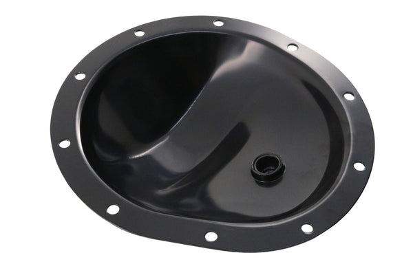 1978-91 CHEVY-GMC TRUCK BLACK STEEL FRONT DIFFERENTIAL COVER - 10 BOLT W- 8.5" RING GEAR