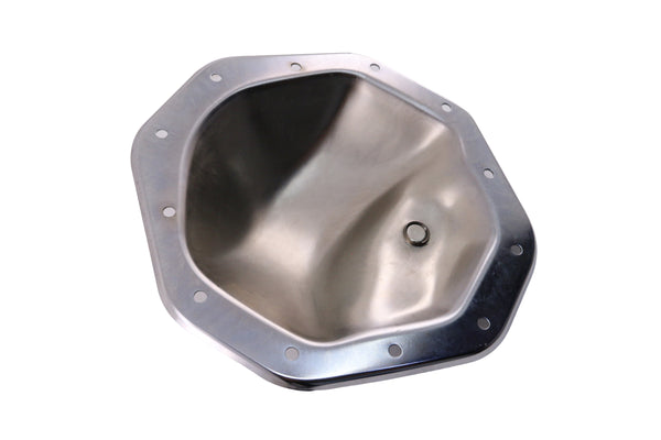 1974-UP DODGE-JEEP-MOPAR CHROME STEEL REAR DIFFERENTIAL COVER - 12 BOLT W- 9.25" RING GEAR