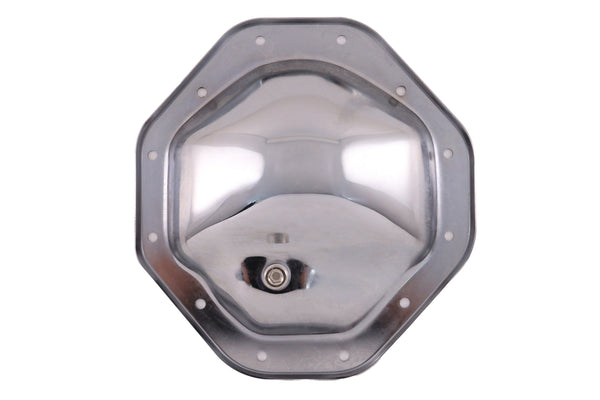 1974-UP DODGE-JEEP-MOPAR CHROME STEEL REAR DIFFERENTIAL COVER - 12 BOLT W- 9.25" RING GEAR