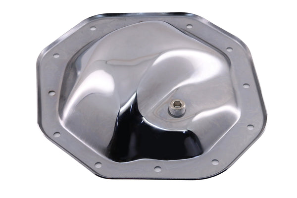 1974-UP DODGE-JEEP-MOPAR CHROME STEEL REAR DIFFERENTIAL COVER - 12 BOLT W- 9.25" RING GEAR