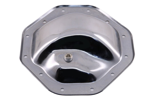 1974-UP DODGE-JEEP-MOPAR CHROME STEEL REAR DIFFERENTIAL COVER - 12 BOLT W- 9.25" RING GEAR