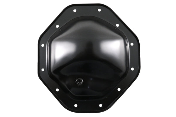 1974-UP DODGE-JEEP-MOPAR BLACK STEEL REAR DIFFERENTIAL COVER - 12 BOLT W- 9.25" RING GEAR